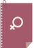Womans notebook logo